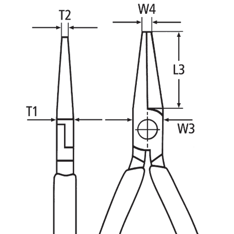 Knipex 3016160 - Rozmery